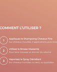 Routine cheveux fins / manque de densité