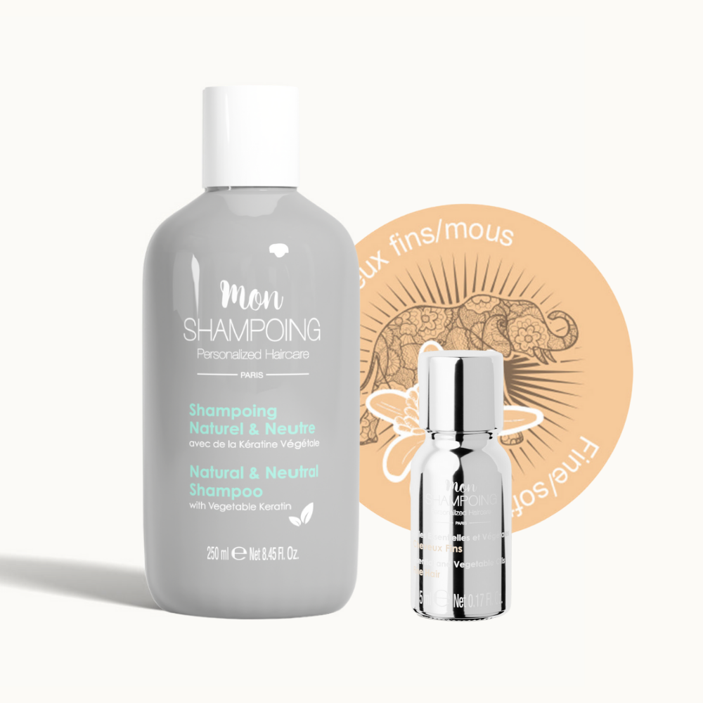 Shampoing Naturel & Booster Cheveux Fins