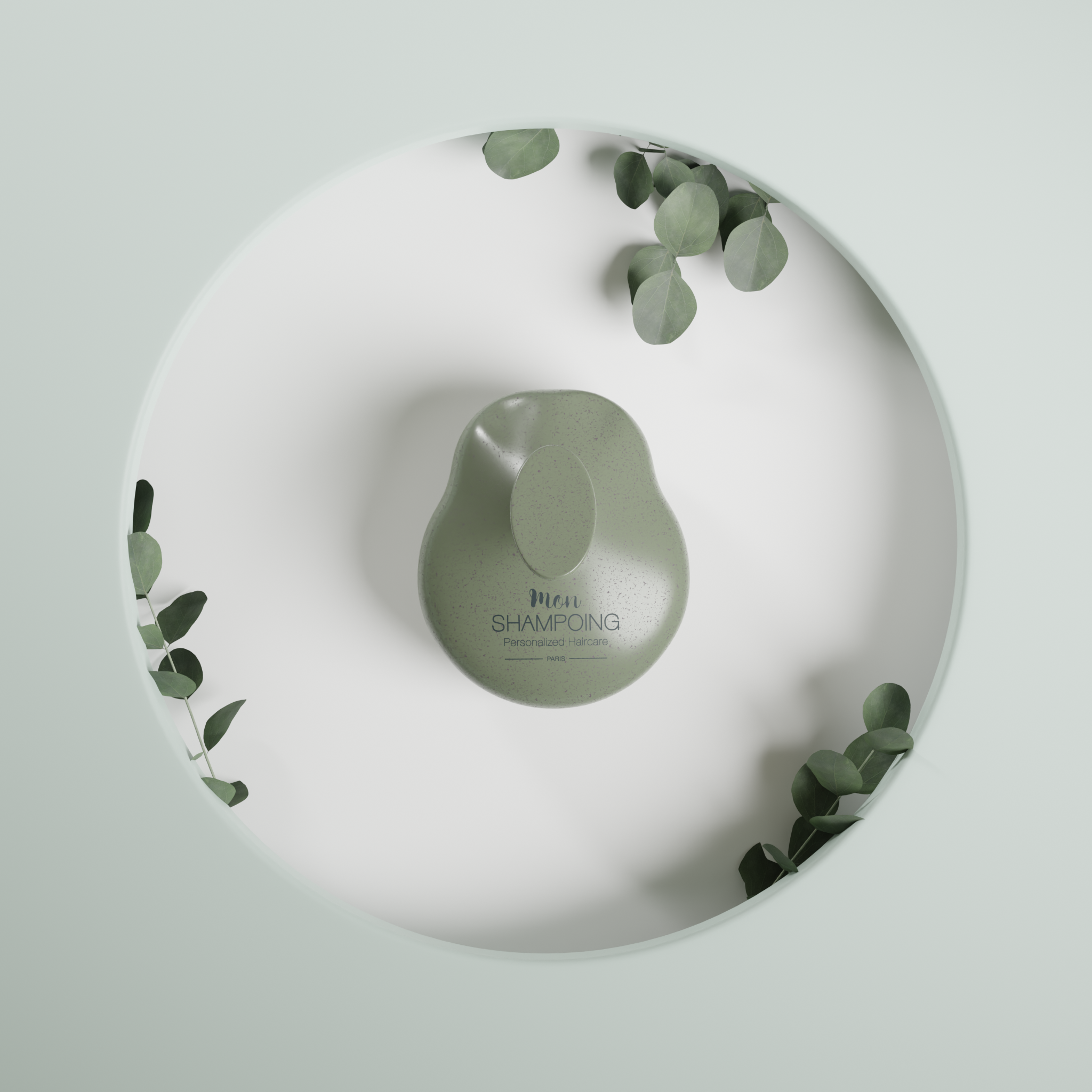 Brosse massante biodégradable