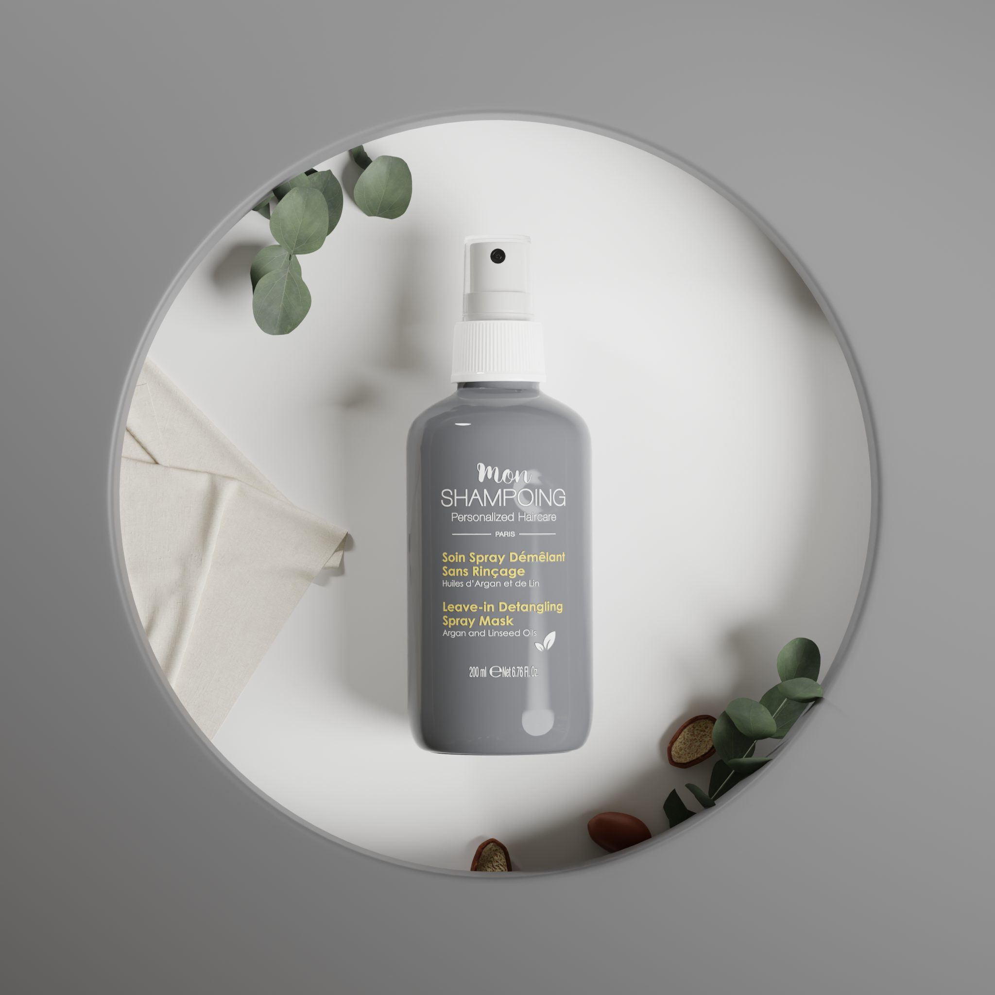 Soin spray démêlant sans rinçage