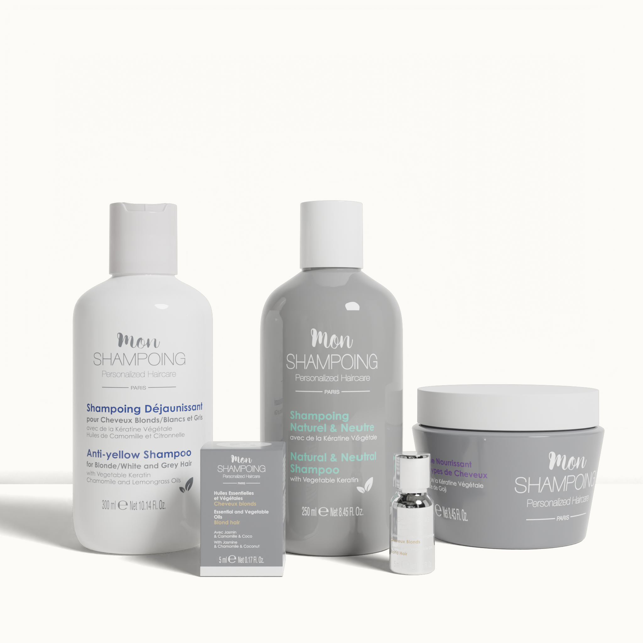 Routine cheveux blonds, blancs, gris