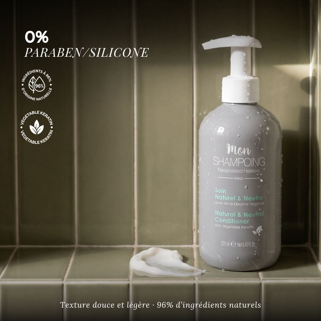 Soin après-shampoing naturel et neutre