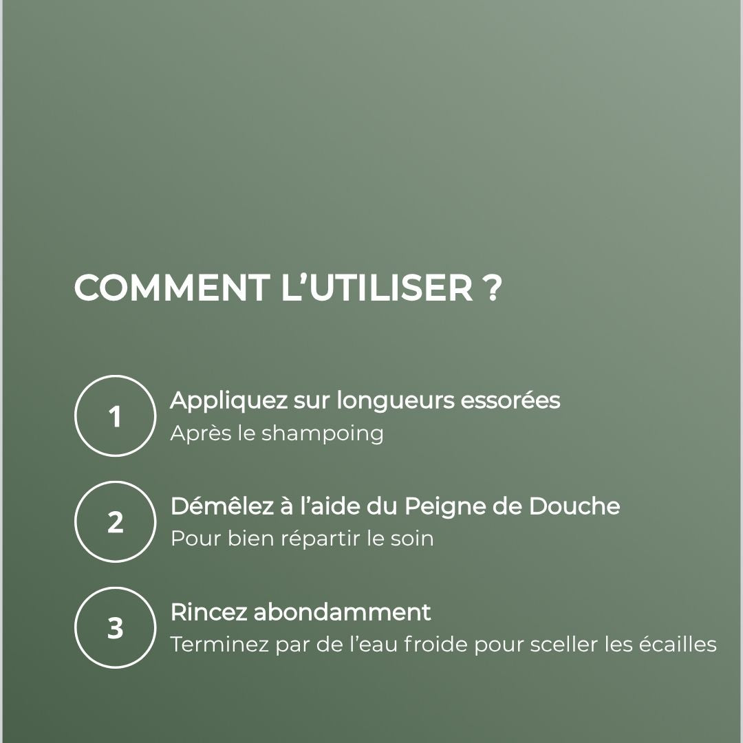 Soin après-shampoing naturel et neutre