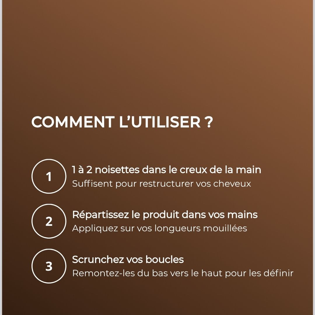 Crème définissante boucles