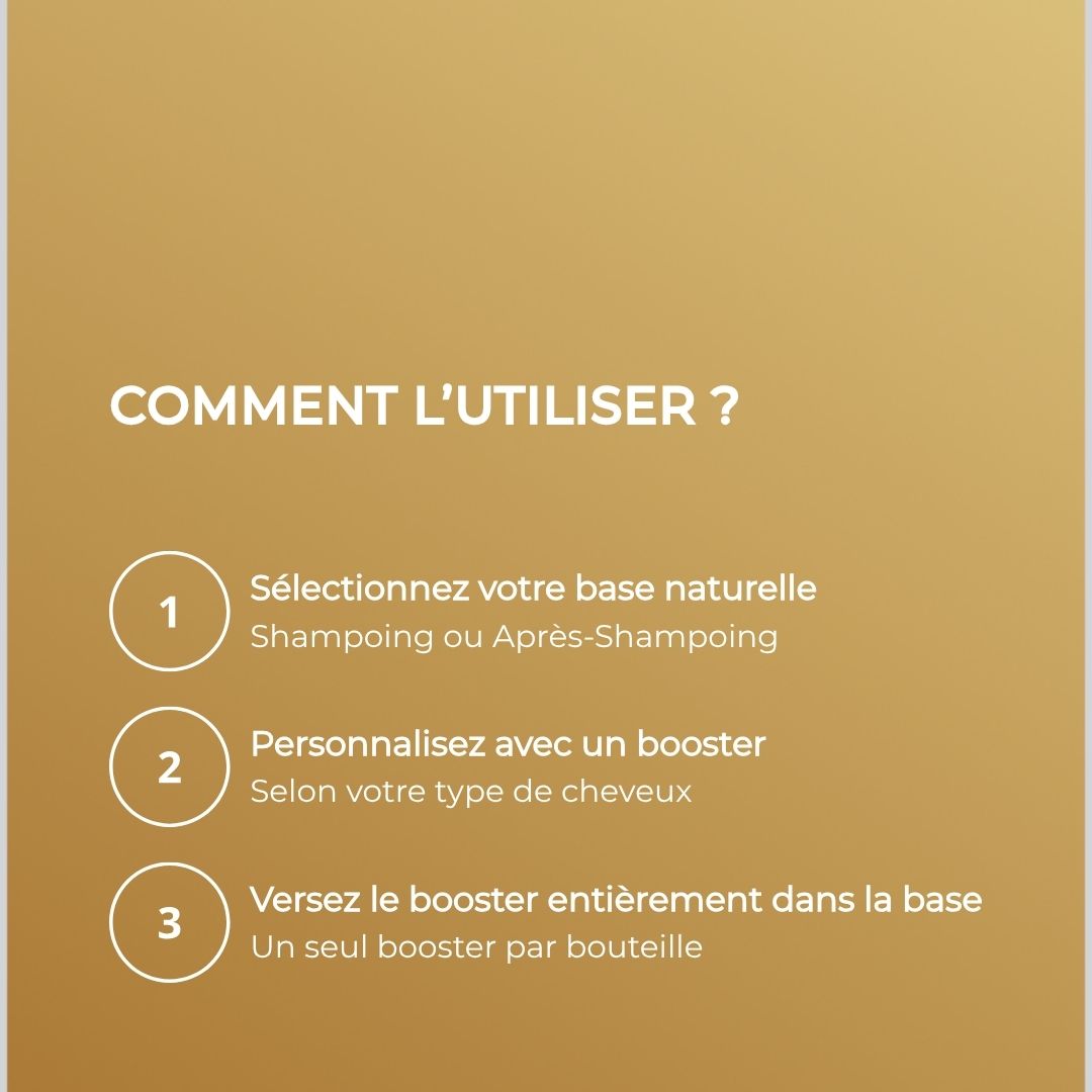 Booster cheveux blonds