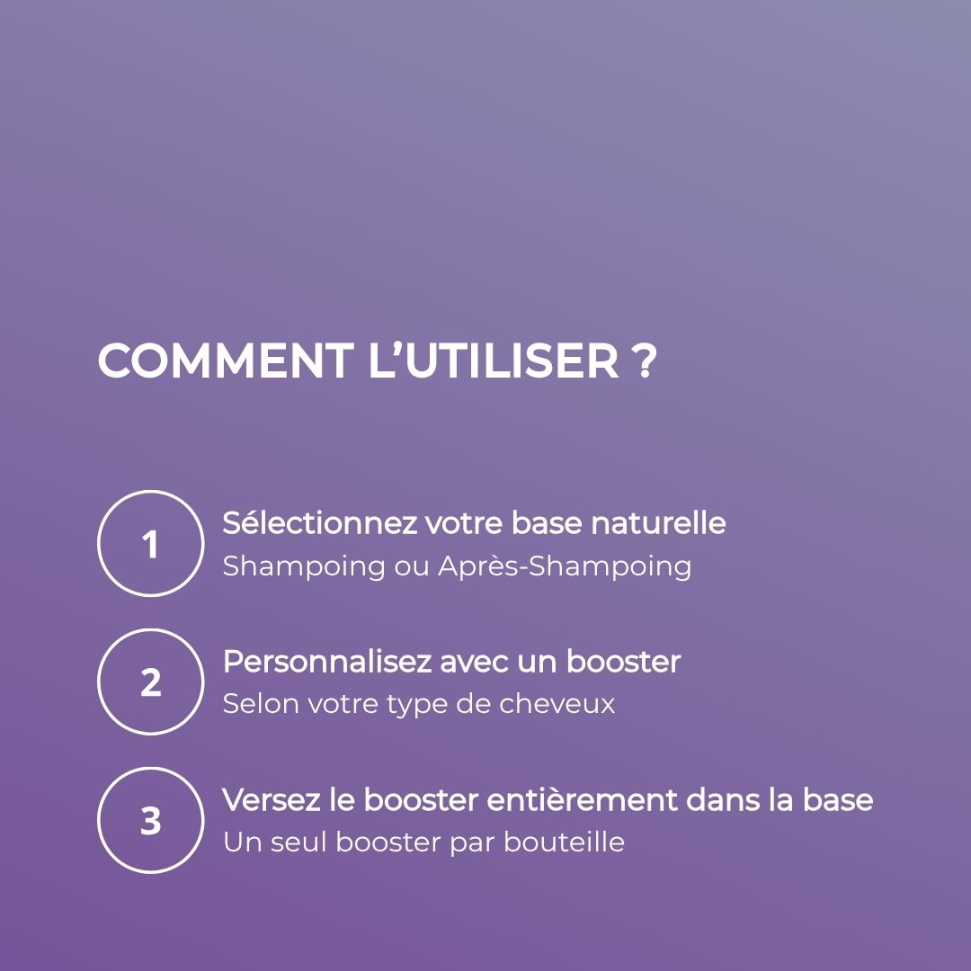 Booster cheveux secs