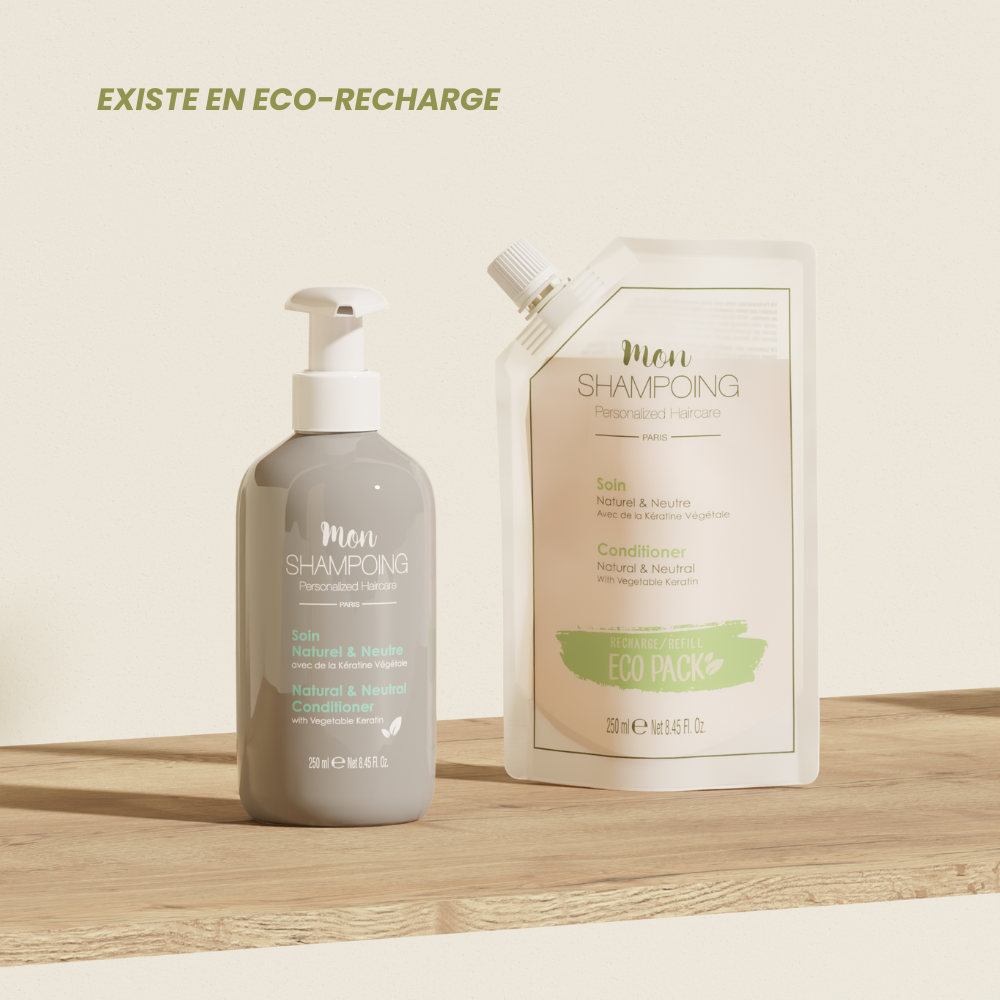 Soin après-shampoing naturel et neutre