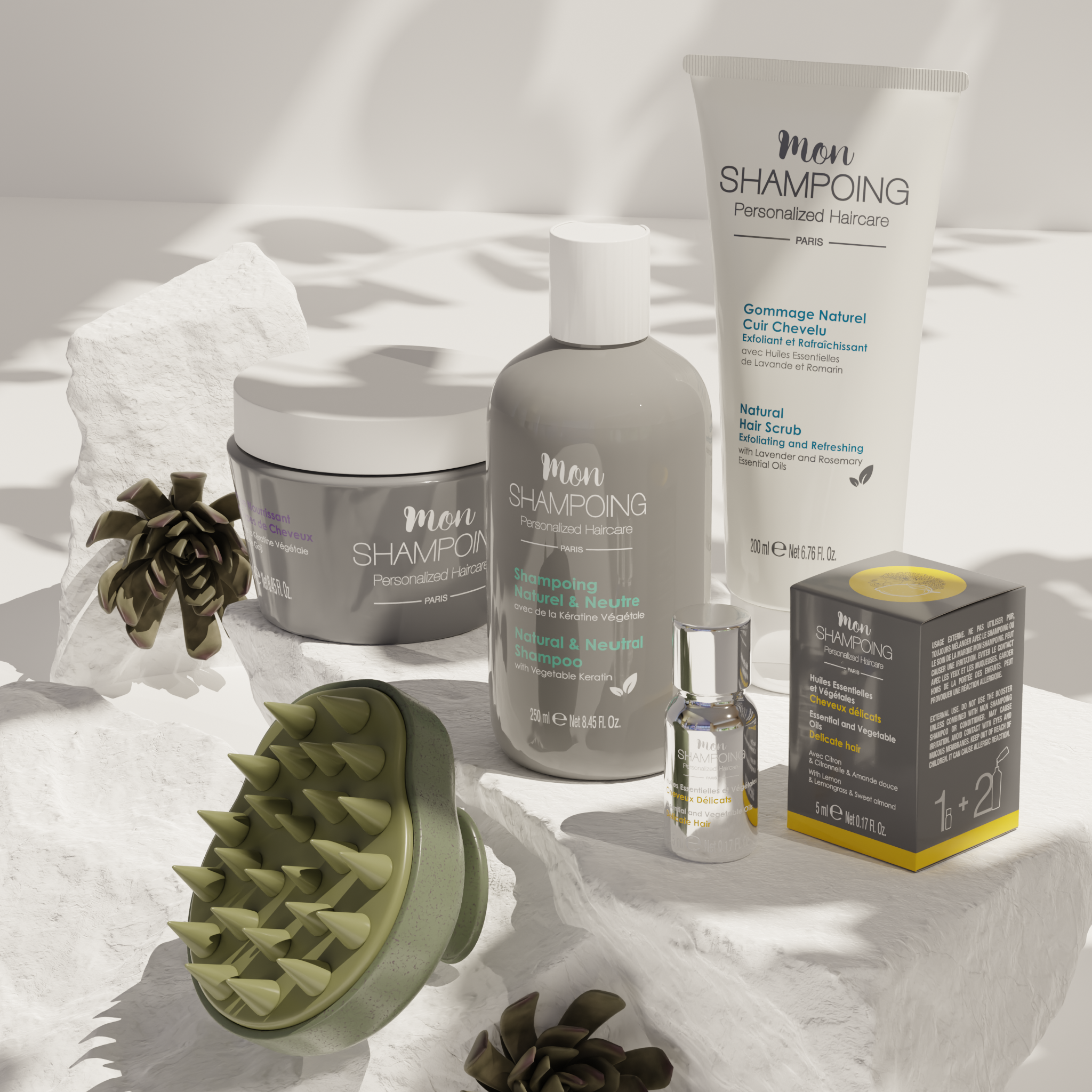 Routine pour cuir chevelu sensible / irritations / pellicules