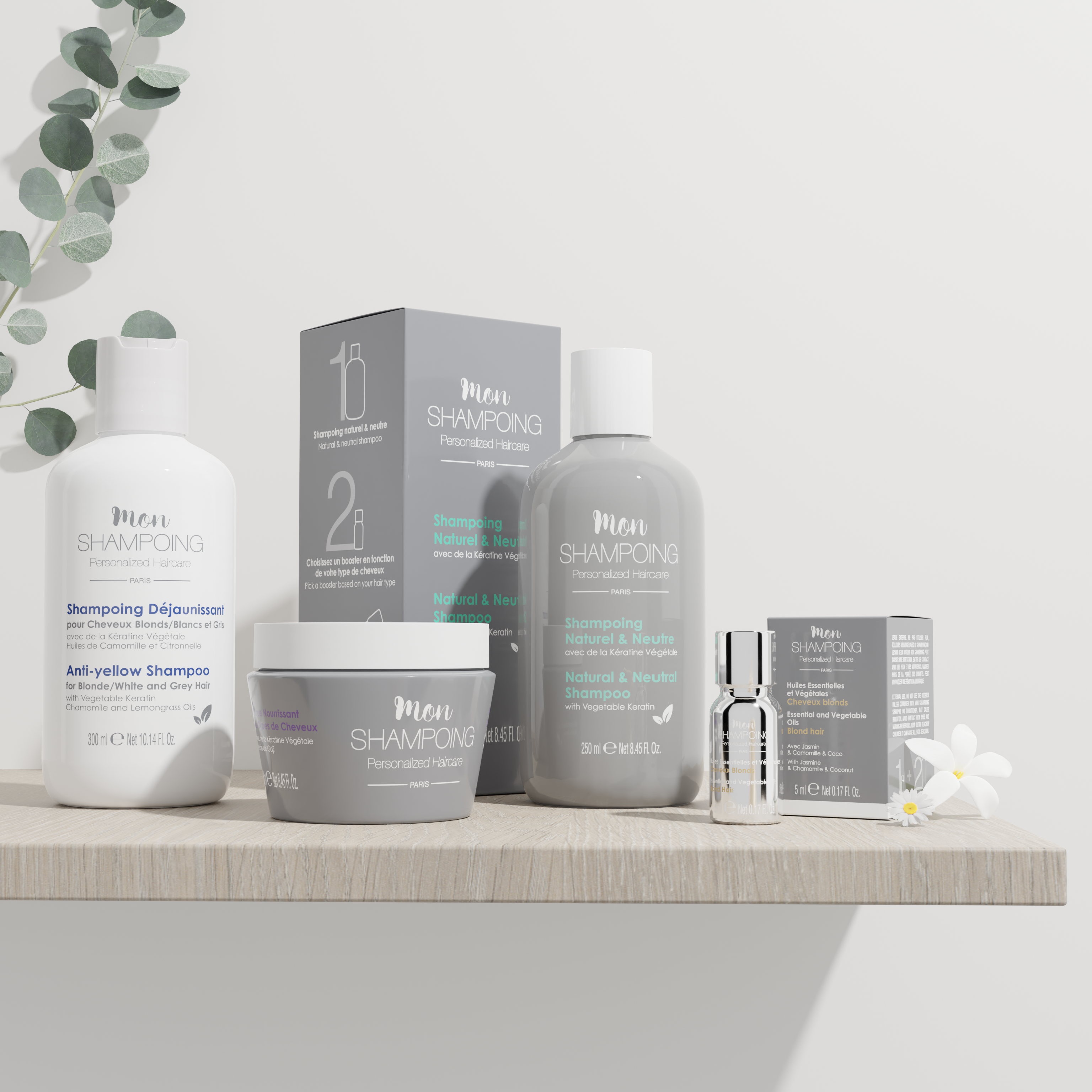 Routine cheveux blonds, blancs, gris