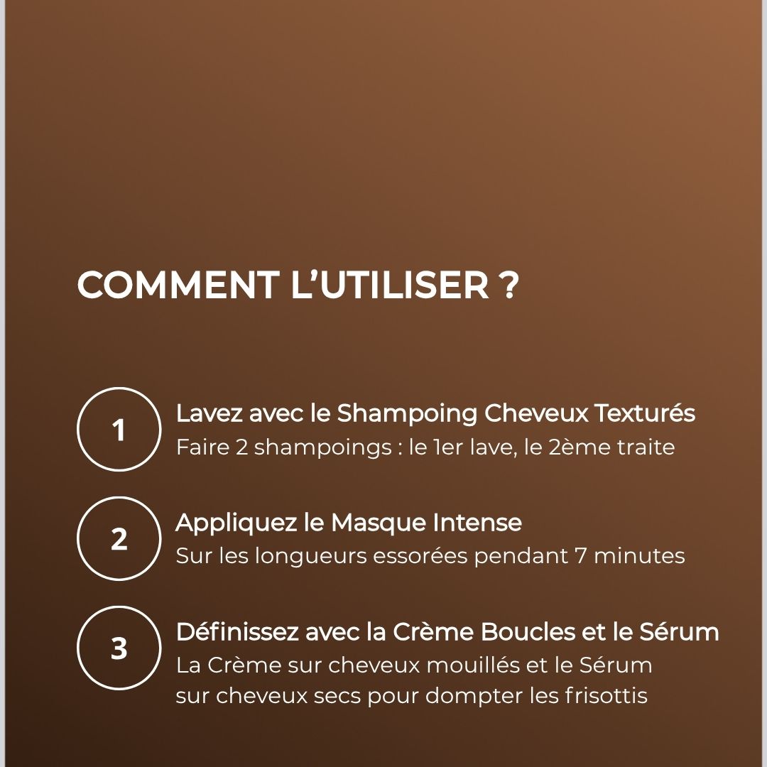 Routine cheveux texturés/frisés