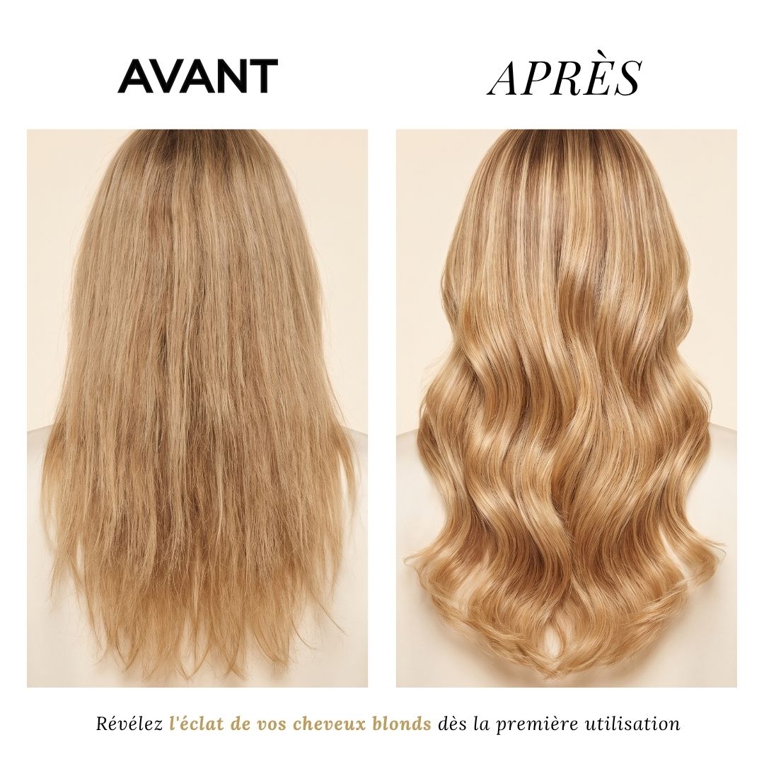 Routine cheveux blonds, blancs, gris