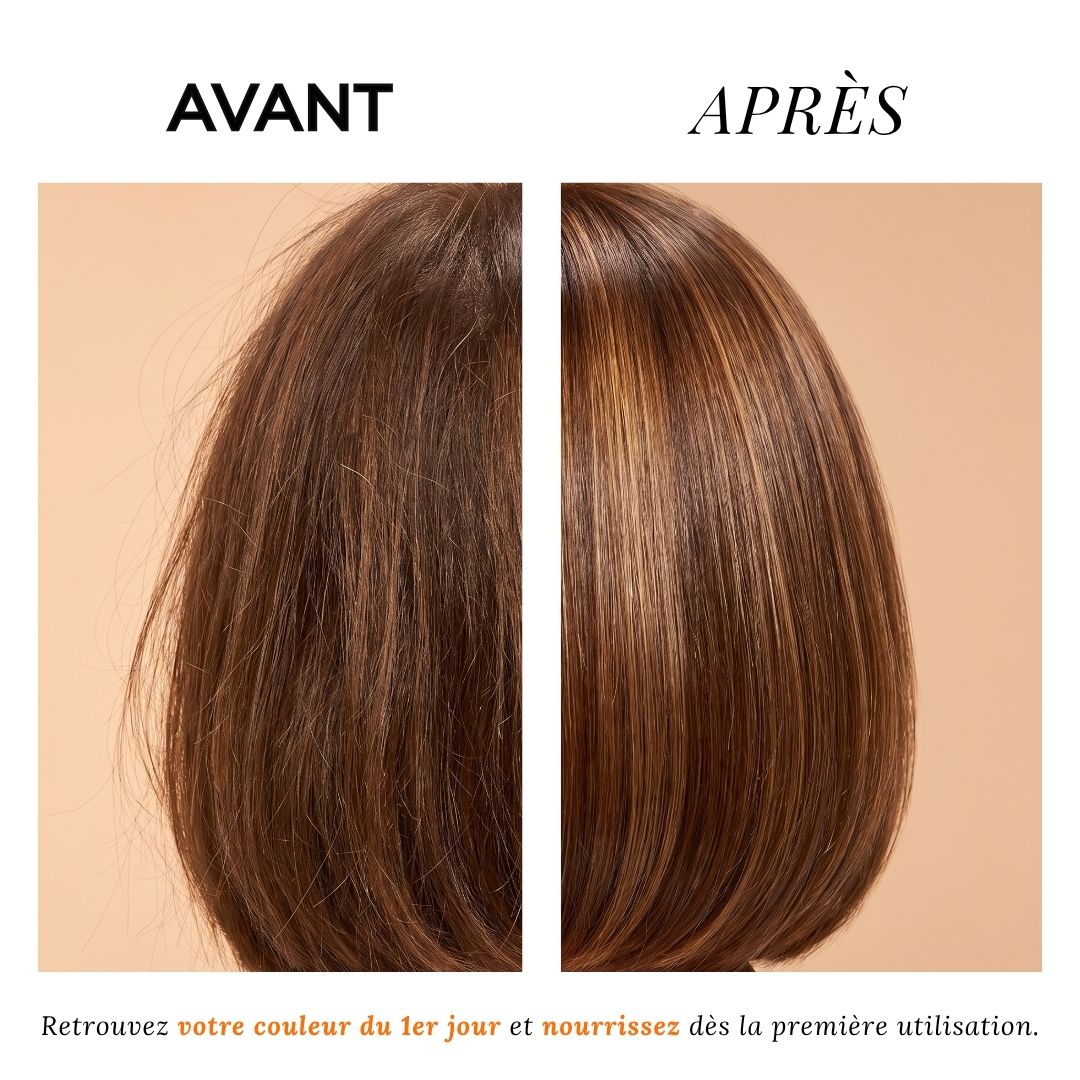 Routine cheveux colorés
