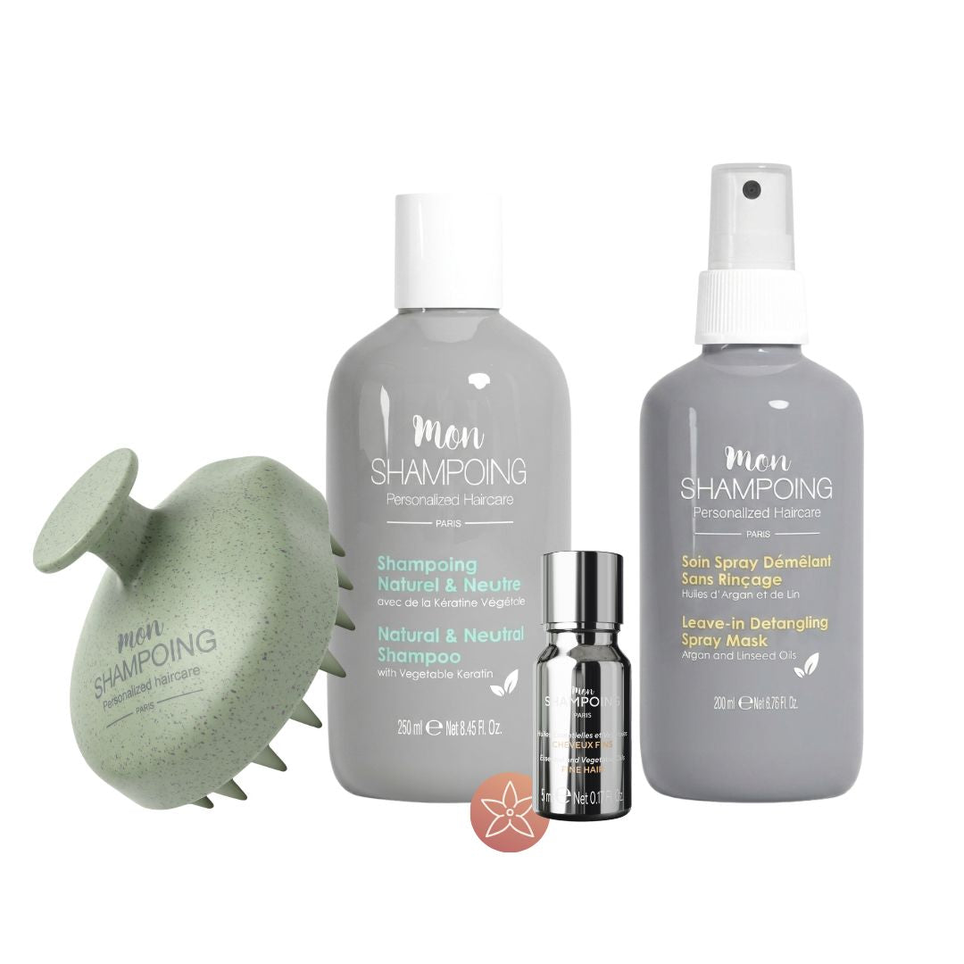 Routine cheveux fins / manque de densité