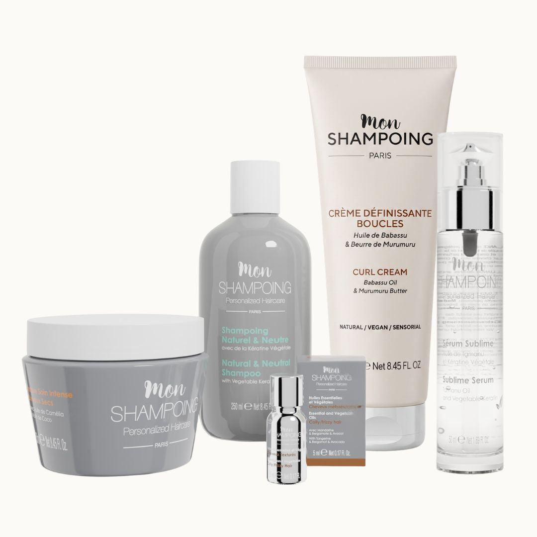Routine cheveux texturés/frisés
