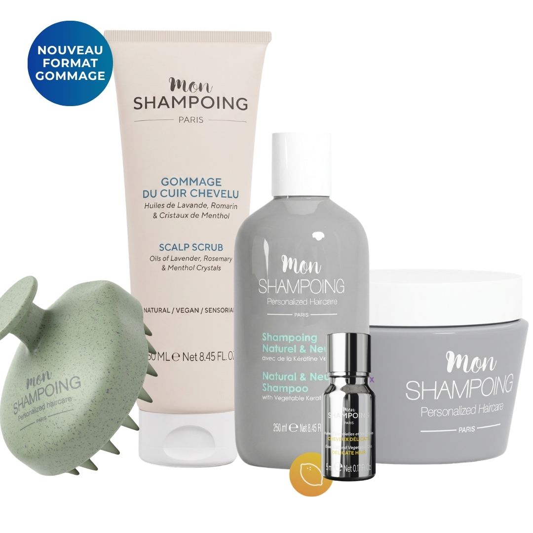 Routine pour cuir chevelu sensible / irritations / pellicules