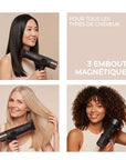 Sèche-cheveux professionnel digital et ionique poids plume