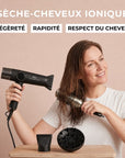 Sèche-cheveux professionnel digital et ionique poids plume