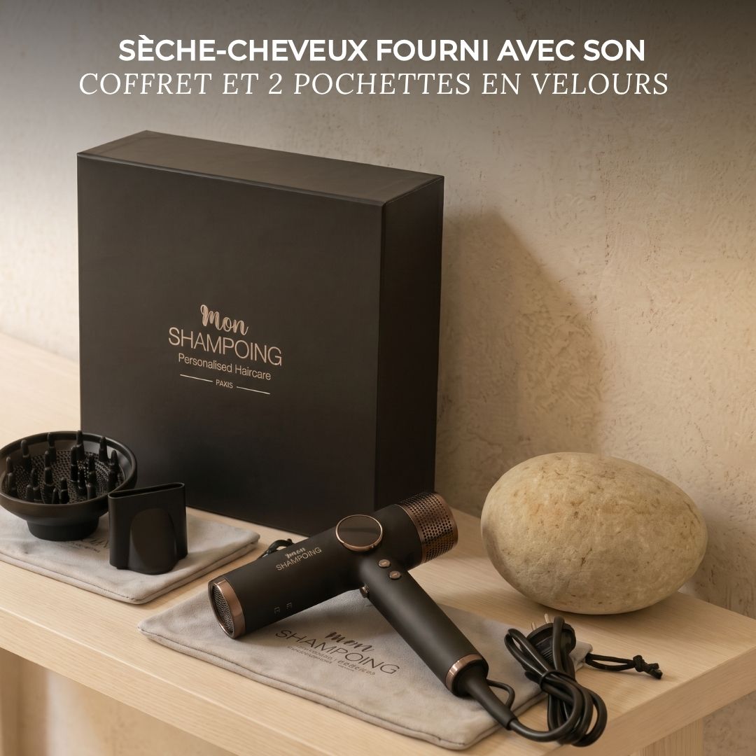 Sèche-cheveux professionnel digital et ionique poids plume