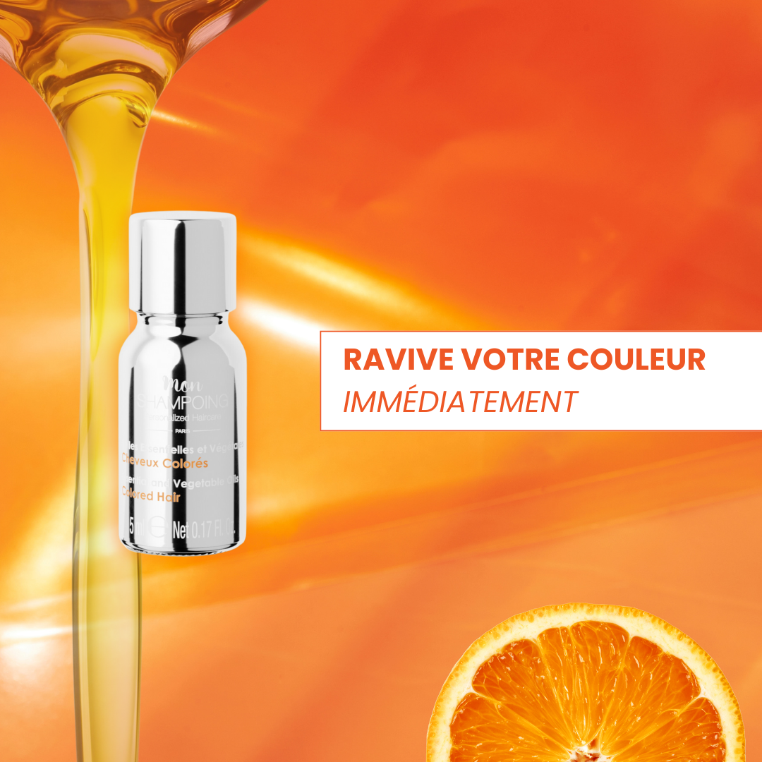 Booster cheveux colorés