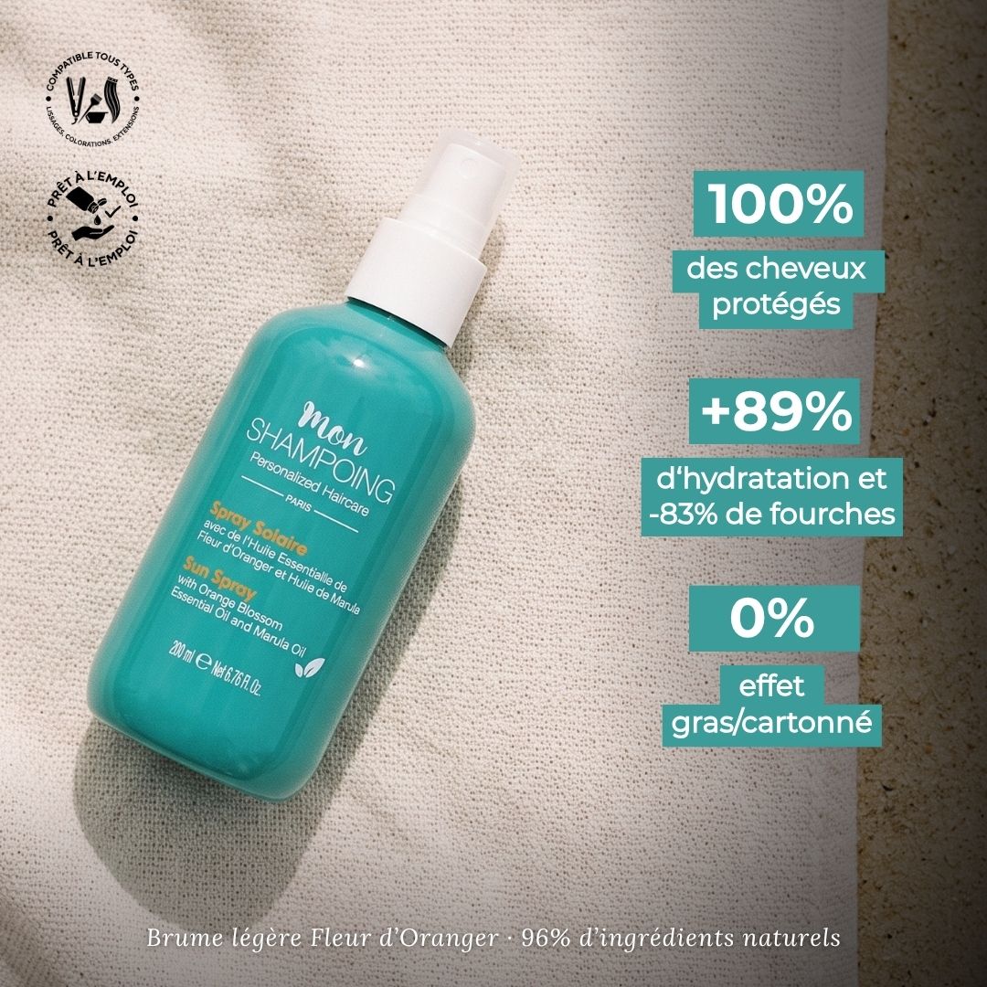 Spray solaire sans rinçage