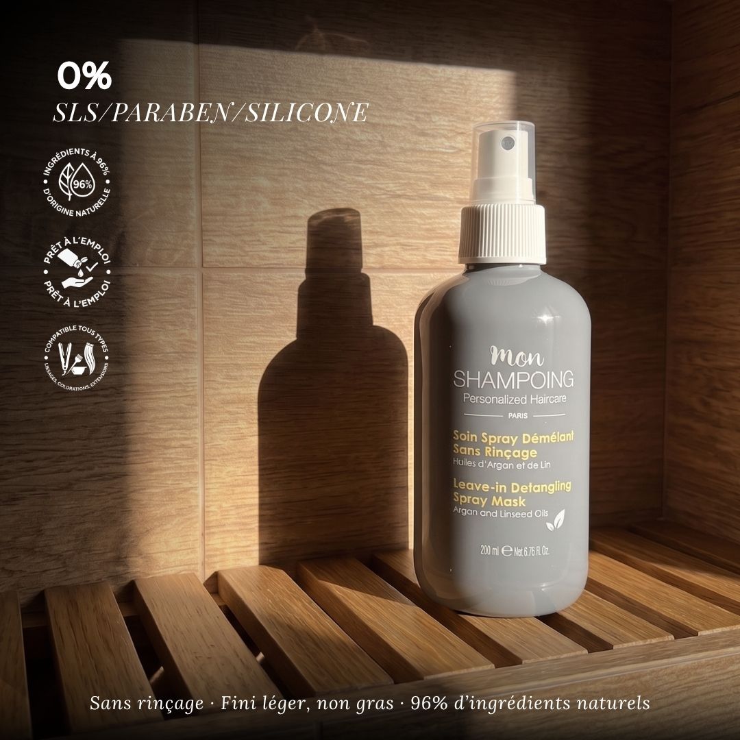 Soin spray démêlant sans rinçage