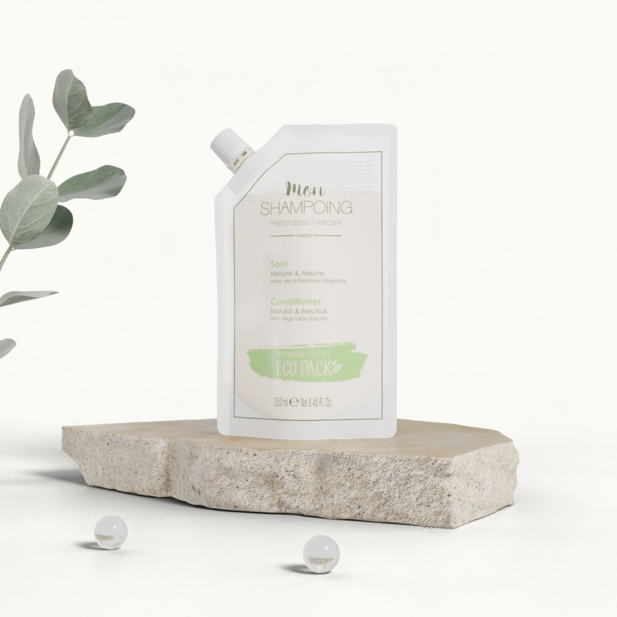 Recharge Eco-pack de Soin après-shampoing enrichie avec de la Kératine Végétale